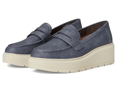 Dr. Scholl's Nice Day Max Loafer/moc Women's Flat Shoes Blue: 8.5 M In Multi