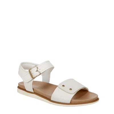 Dr. Scholl's Nicely Sun Flat Sandal Off White J0391s1100 Women's