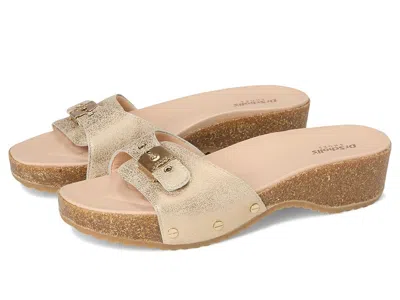 Dr. Scholl's Original Flex Slide Sandals In Gold