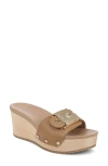 Dr. Scholl's Original Life Wedge Sandal In Tan