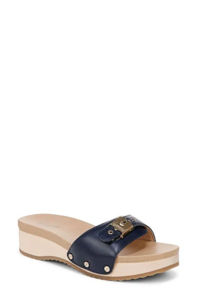 Dr. Scholl's Original Too Platform Sandal In Navy