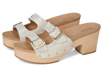 Dr. Scholl's Original Vibe Platform Slide Sandal In Gold