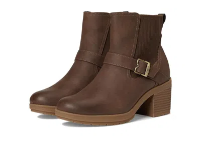 Dr. Scholl's Parker Zip Short Boots In Brown