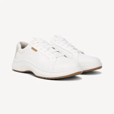 Dr. Scholl's Plantar Fasciitis Sneakers Womens White Leather Shoes Rhs6276