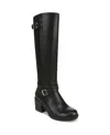 Dr. Scholl's Prairie Boot Women's 6 Black Round Toe Knee High Block Heel Khd1544