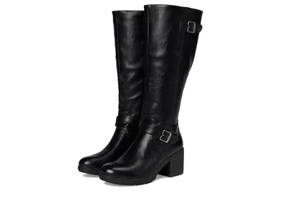 Dr. Scholl's Prairie Zip Tall Boots In Black