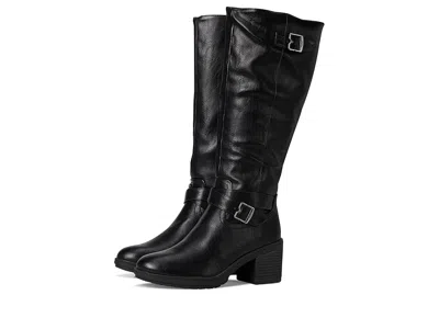 Dr. Scholl's Prairie Zip Tall Boots In Black