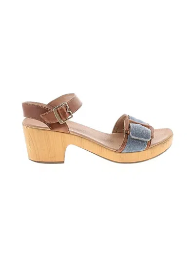 Pre-owned Dr. Scholl's Sandals In Blue