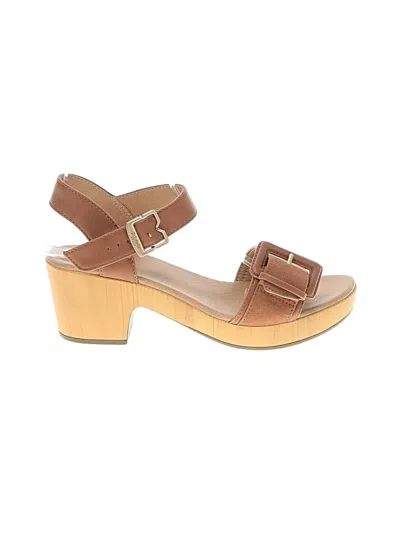 Pre-owned Dr. Scholl's Sandals In Brown