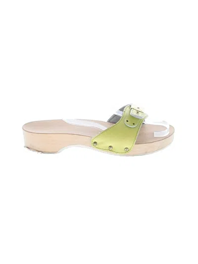 Pre-owned Dr. Scholl's Sandals In Green
