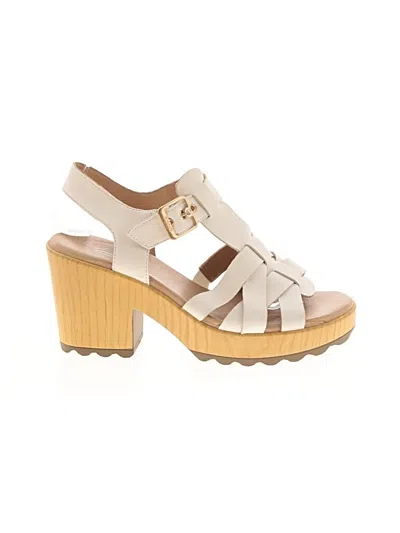 Pre-owned Dr. Scholl's Sandals In Ivory