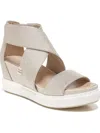 Dr. Scholl's Scout High Womens Open Toe Platform Sandals In Multi