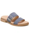 Dr. Scholl's Shoes Alyssa Womens Faux Suede Slip On Slide Sandals In Multi