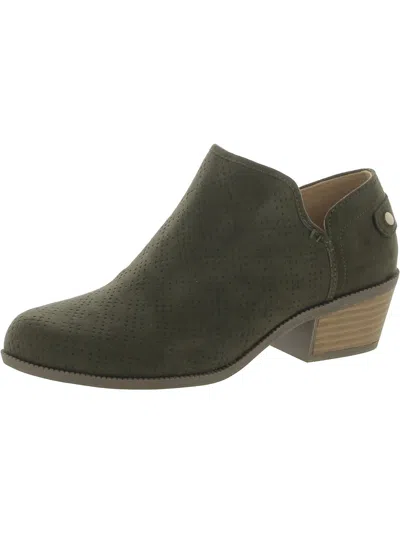 Dr. Scholl's Shoes Bandit Womens Ankle Boots In Green