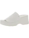 DR. SCHOLL'S SHOES CHECK DOUBTS WOMENS SLIP-ON COMFORT WEDGE SANDALS