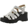 Dr. Scholl's Shoes Check It Out Womens Strappy Ankle Strap Wedge Sandals In Multi