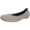 Dr. Scholl's Shoes Feel Good Womens Faux Leather Flats Ballet Flats In Neutral
