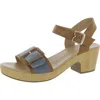 Dr. Scholl's Shoes Felicity To Womens Faux Suede Buckle Ankle Strap In Multi