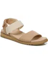 DR. SCHOLL'S SHOES ISLAND LIFE WOMENS FAUX LEATHER ANKLE STRAP SLINGBACK SANDALS