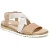 Dr. Scholl's Shoes Islander Womens Padded Insole Open Toe Slingbacks In Neutral