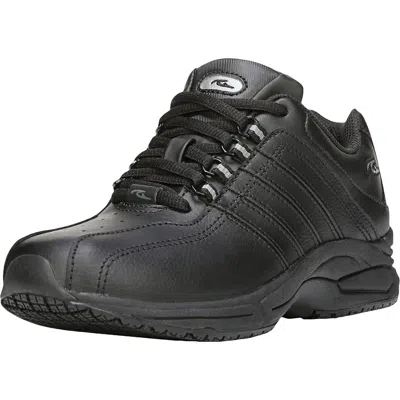 Dr. Scholl's Shoes Kimberly Ii Womens Leather Lace-up Sneakers In Black