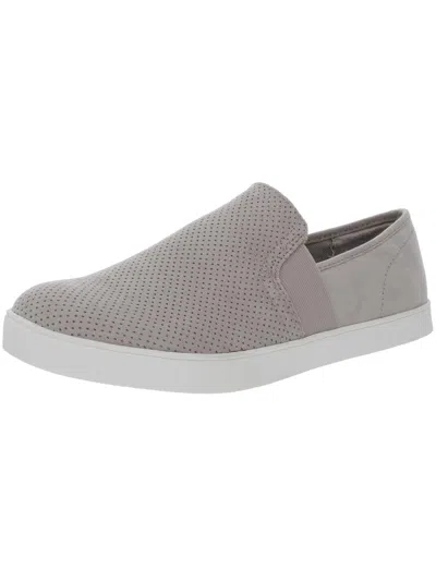 Dr. Scholl's Shoes Luna Womens Perforated Slip On Fashion Sneakers In Grey