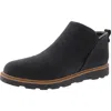 Dr. Scholl's Shoes Margo Womens Anti-odor Technology Faux Leather Booties In Black