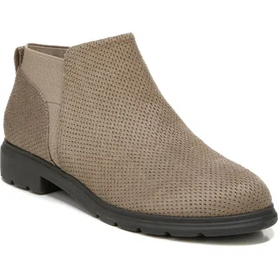 Dr. Scholl's Shoes Nonstop Womens Perforated Ankle Chelsea Boots In Brown