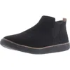 Dr. Scholl's Shoes See Me Womens Padded Insole Faux Suede Chelsea Boots In Black