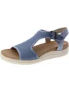 Shop Dr. Scholl's Shoes Time Off Sun Womens Faux Suede Comfort Wedge Sandals In Multi