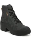Dr. Scholl's Shoes Time Off Up Womens Lace-up Side Zip Ankle Boots In Black
