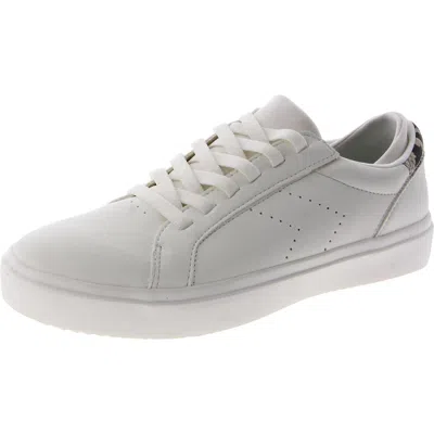 Dr. Scholl's Shoes Wink Lace Womens Fitness Lace Up Casual And Fashion Sneakers In White