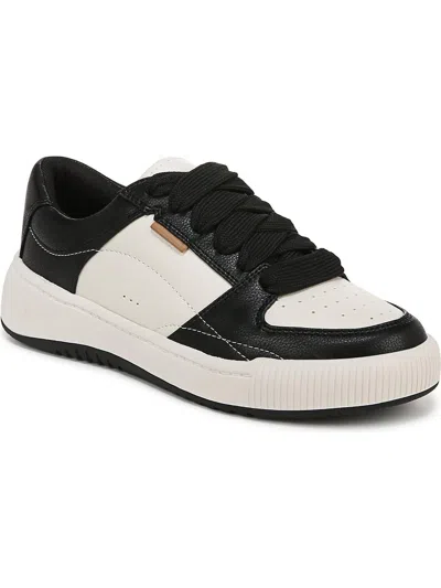 Dr. Scholl's Shoes Womens Faux Leather Lace-up Casual And Fashion Sneakers In Multi