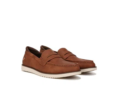 Dr. Scholl's Sync Loafer Slip On Loafer Men's Shoes Dark Tan Smooth: 8.5 M In Brown