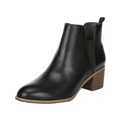 Dr. Scholl's Teammate G6389s1 Boots Black Block Heel Bootie Hawk604