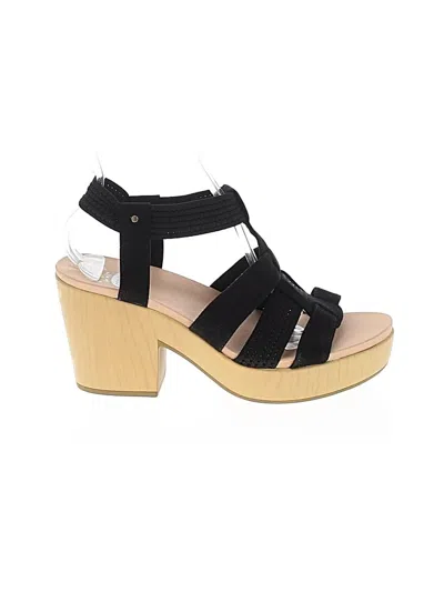 Pre-owned Dr. Scholl's Wedges In Black