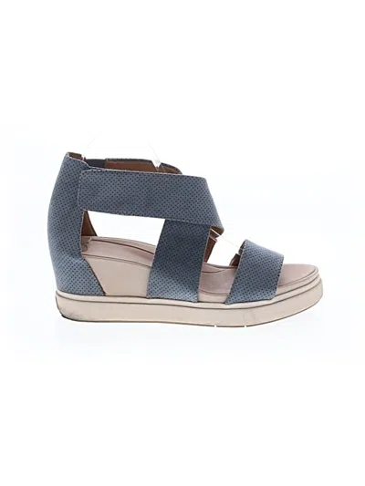 Pre-owned Dr. Scholl's Wedges In Blue