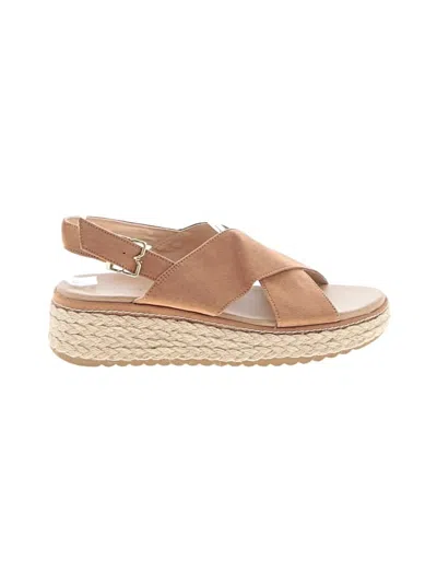 Pre-owned Dr. Scholl's Wedges In Brown