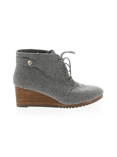 Pre-owned Dr. Scholl's Wedges In Gray