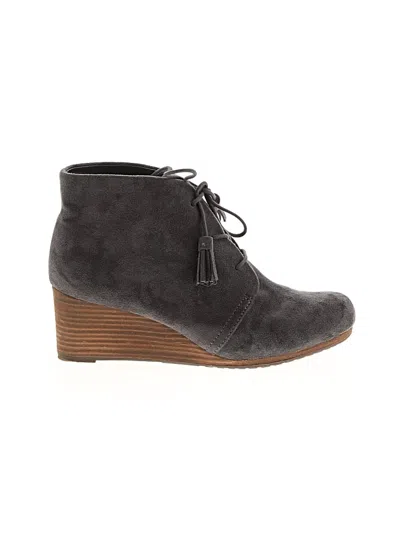 Pre-owned Dr. Scholl's Wedges In Gray