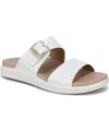 Dr. Scholl's All Time Slide Sandal In White Faux Leather