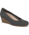 Dr. Scholl's Women's Be Flex Round Toe Wedge Pumps In Gray