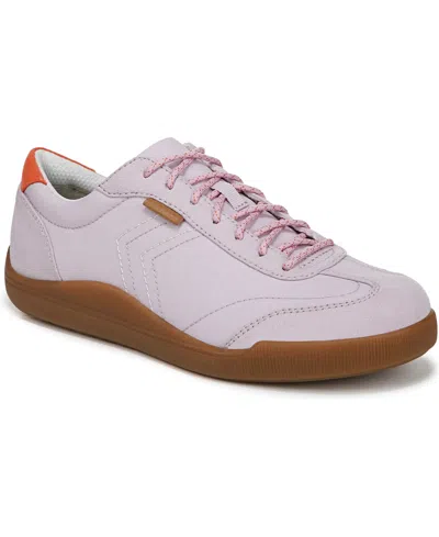 Dr. Scholl's Women's Be True Court Inspired Lace Up Sneakers In Lavender Faux Leather