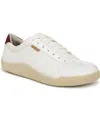 Dr. Scholl's Women's Be True Court Inspired Lace Up Sneakers In Off White Microfiber,faux Leather