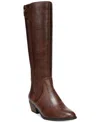 Dr. Scholl's Women's Brilliance Tall Boots In Whiskey Faux Leather