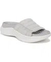 Dr. Scholl's Women's Feel Free Recovery Slide Sandals In Vapor Grey Fabric