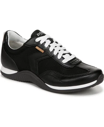 Dr. Scholl's Women's Good Ol Days Lace Up Sneakers In Black