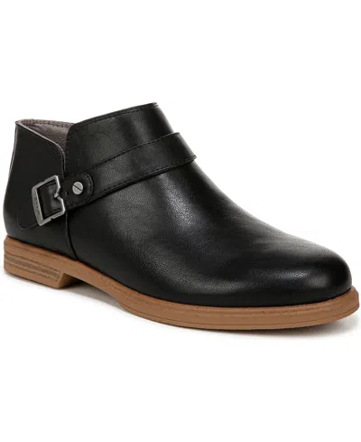 Dr. Scholl's Women's Hello-shootie Shooties In Black Faux Leather
