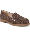 Dr. Scholl's Women's Hello Slip On Penny Loafers In Black Brown Fabric
