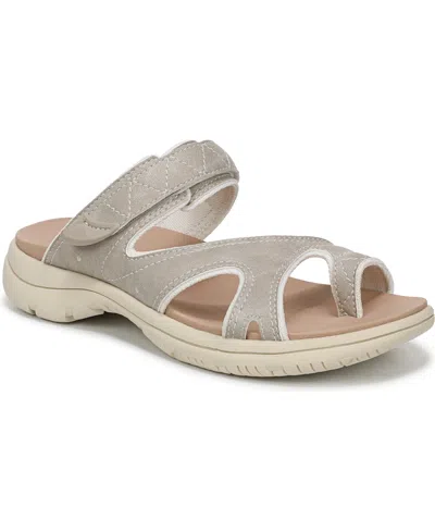 Dr. Scholl's Women's Island Breeze Strappy Sandals In Gray
